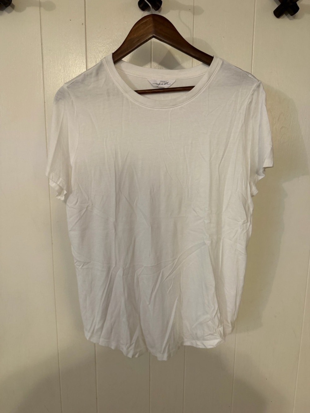 Soma White Crew Neck Short Sleeve Men's Tee
